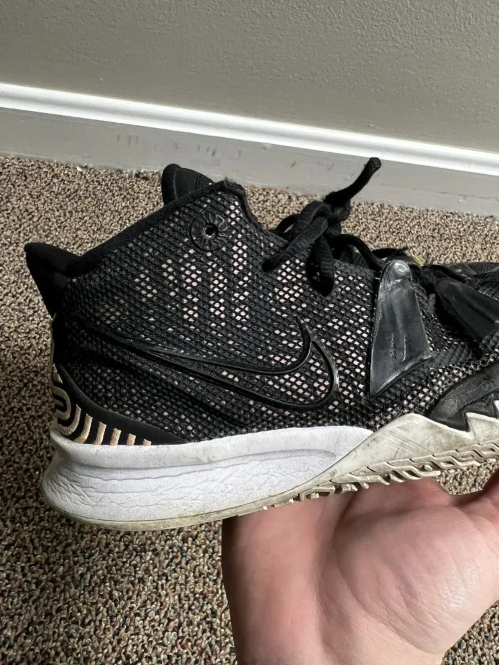 Nike Kyrie 7 Ripple Effect CT4080-015 Youth Size 5Y Air Basketball